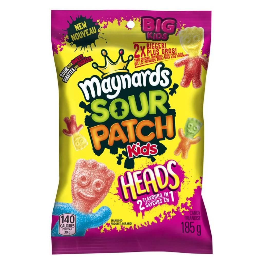 Sour Patch Kids Big Heads 185 Gr - World Of Snacks